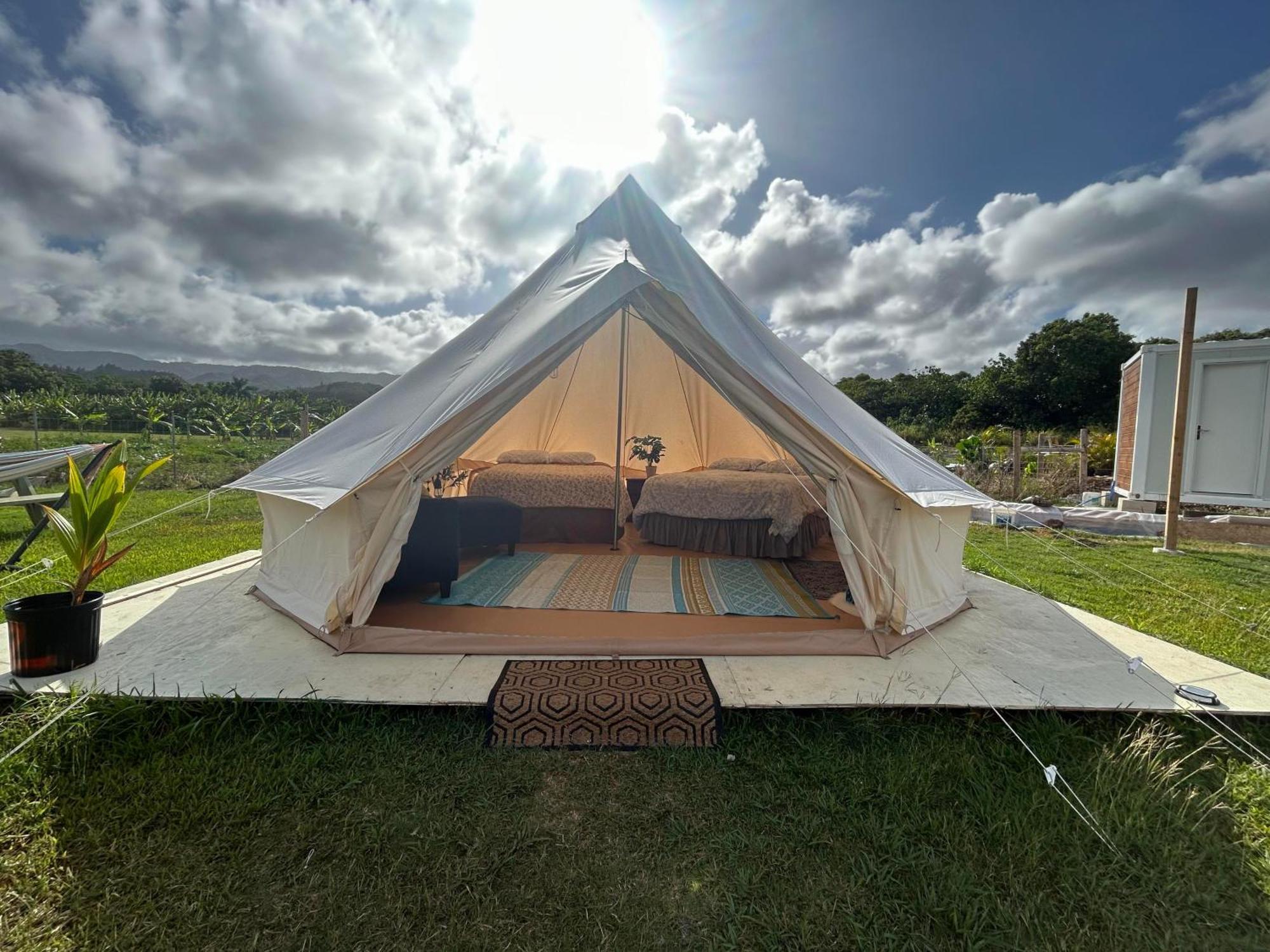 Maleka Farm: Tent Glamping North Shore Oahu Laie Exterior photo
